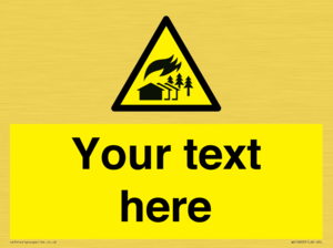 Custom Warning: Large scale fire zone